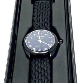 Tom Ford Ocean Plastic 002 Watch in Black 40mm