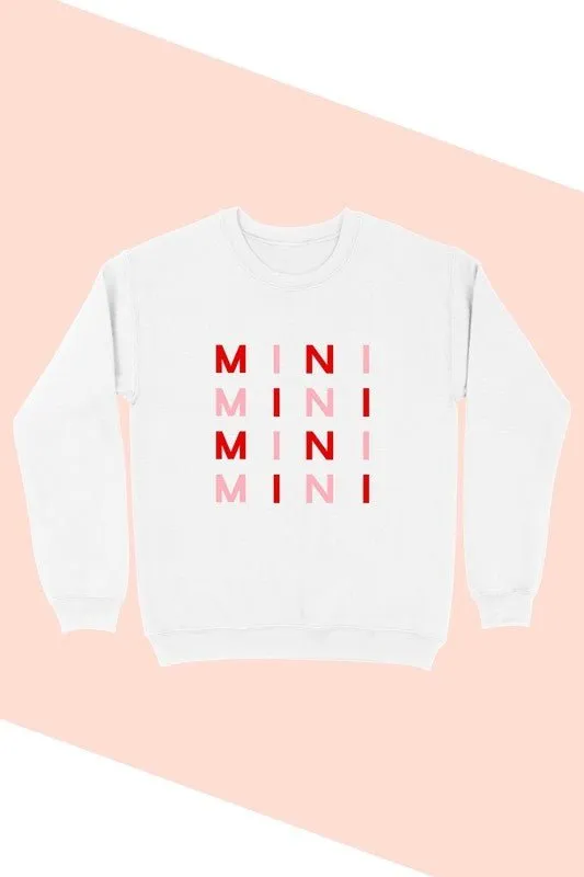 Valentine Mini Sweatshirt - Size XL - FINAL SALE