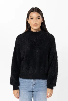 Wanderlust Black Crew Knit