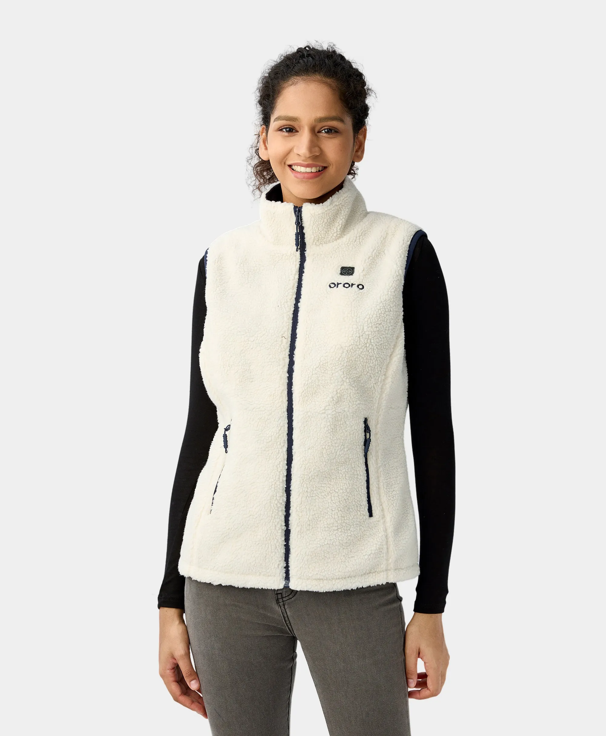 Women's Heated Recycled Fleece Vest (Apparel Only)