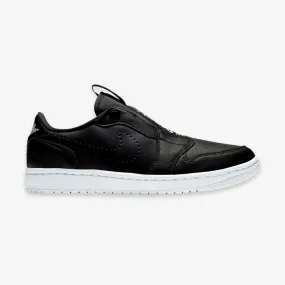 womens jordan 1 low slip (black/white)