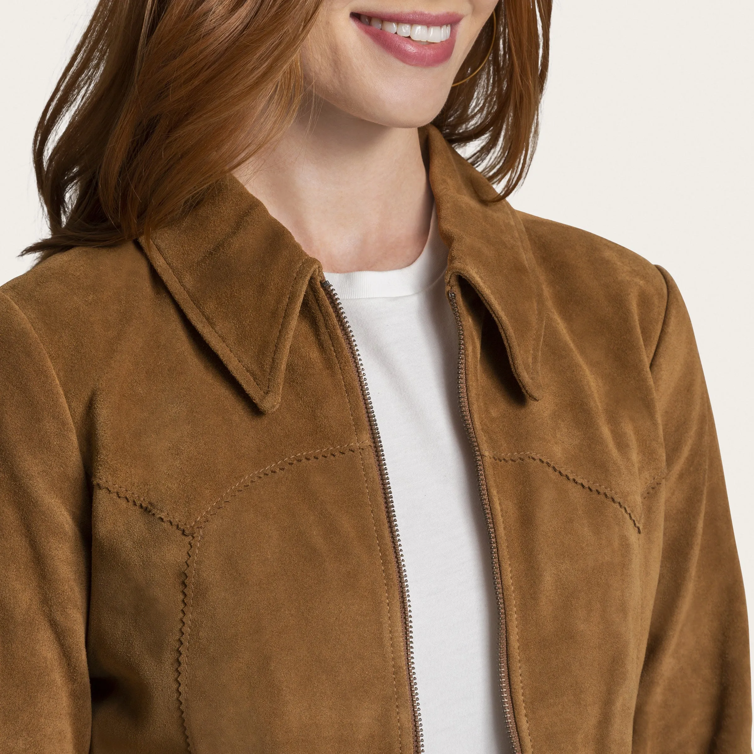 Women's Suede Fringe Jacket