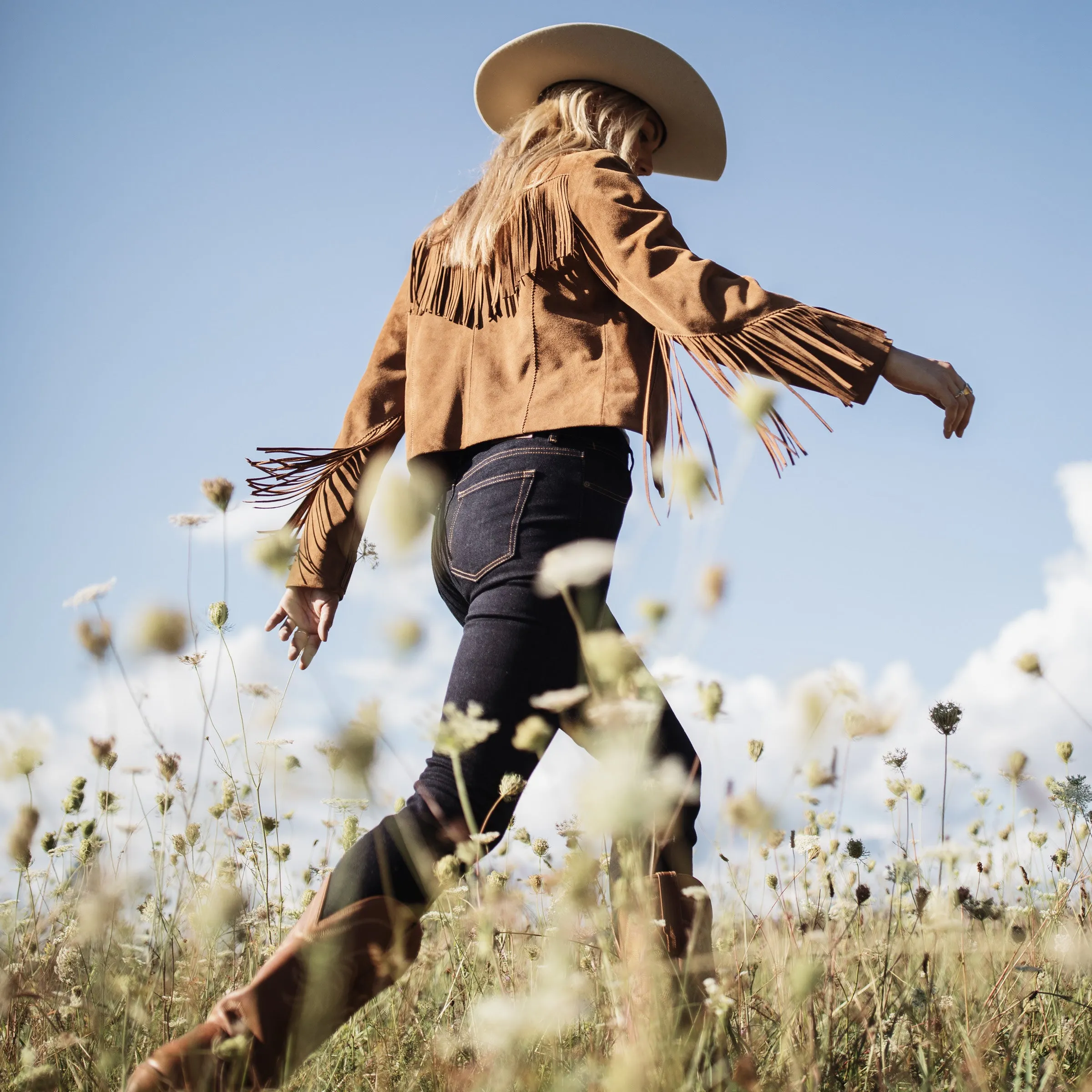 Women's Suede Fringe Jacket